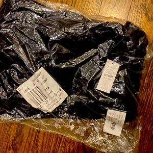 Navy blue Talbots cardigan, still in bag, even been worn, scalloped detailing.